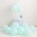 Palloncini in lattice verde macaron opaco per festa di compleanno decorazione nozze. - 100 pezzi/confezione / blu Tiffany