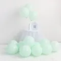 Matte mintgrüne Latexballons, 10 Zoll 2.2g dicke Ballonvariante für Partydekoration. - 100 Stück/Packung / Macaron Grün