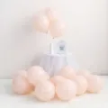 Matte rosa Latex Ballons 10 Zoll fur Geburtstag und Hochzeit Party Dekoration. - 100 Stück/Packung / Macaron Orange