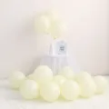 Palloncini in lattice opaco per feste di compleanno e matrimoni, set di palloncini spessi. - 100 pezzi/confezione / Giallo Macaron