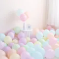 Palloncini in lattice macaron pastello in colori misti per feste di compleanno e matrimoni. - 100 pezzi/confezione / colori misti macaron