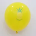 Palloncino in lattice giallo da 12 pollici con stampa di ananas per decorazioni di feste hawaiane. - Ananas Giallo / 12 pollici