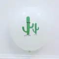 Palloncino in Lattice Bianco 12 Pollici Stampa Cactus Decorazione Festa Compleanno - Stile Cactus Bianco / 12 pollici