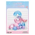 Meerjungfrau Nummer 3 Ballon Set für Kinder Geburtstag Party Dekoration, Sternenhimmel Ballons. - Sternenhimmel Nummer Säule 3 / 1 Stück