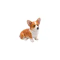 Mooie keramische corgi figuur tafeldecoratie, hoogwaardig porseleinen honden ornament voor thuis. - Corgi Accessoire Alleen (Zonder Ketting)