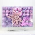 Rosa Weihnachtskugeln 102 Stueck Set mit Baumspitze und PVC Box fuer den Tannenbaum - 102 Stück/Packung / Rosa