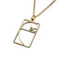 Golden Ratio Geometric Style (2026-07-N-6393) / Gold