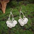 Silberfarbene Ohrringe mit Elefanten-Münzen-Anhänger, Boho ethnischer Stil Schmuck für Damen. - Retro Elefanten Münz Ohrringe (Stil 11)