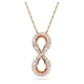 Collier Pendentif Infini Cristal Or Rose Élégant Bijoux Femme Chaîne Clavicule Mode - Style Symbole Infini 2 (2026-03-N-5565) / Or rose