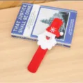 Χριστουγεννιάτικο βραχιόλι Santa Claus κόκκινο γιορτινό λουράκι για διακόσμηση πάρτι - Άγιος Βασίλης / Μονό Τεμάχιο / Κόκκινο