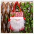 Kerst rode gnoom handtas stof pluche snoep cadeauzak schattige feestelijke decoratie - Kabouter (Rode Baard)