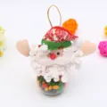 Christmas Santa Claus clear plastic candy ball ornament pendant holiday gift hanging decoration - Santa Claus