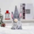 Easter bunny gnome plush grey white faceless doll cute holiday table decoration festive gift - Grey Rabbit Style (D1-7) / Gray