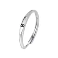 S925 sterling zilveren 26 letter ring minimalistische open verstelbare sieraden voor vrouwen - Letter B (K2422) / HK Maat 13
