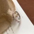 S925 zilveren kleurrijke ster strass minimalisten open ring voor dames dagelijks gebruik - Verstelbaar Open / Sterrenrijke Kleurrijke Edelsteen Stijl (K1211)