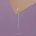 Minimalistische S999 zilveren letter B oor draad, chique ketting oorbellen voor dagelijkse stijl. - Letter B / 1 Stuk