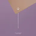 S999 zilveren letter Q oor draad minimalistische lange kwast oorring chique mode sieraden - Letter Q / 1 Stuk