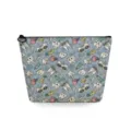 Graziosa borsa cosmetica con cerniera a tema dentale, custodia da toeletta portatile con stampa. - Tema Dentale dei Cartoni Animati Blu (sn4547)