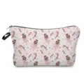 Bonita bolsa de cosmeticos bailarina de ballet estuche de maquillaje neceser con cremallera - Chica y Unicornio (hz5239)