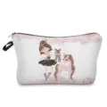 Detalle de primer plano del neceser de maquillaje con bailarina linda y un unicornio. - Unicornio de Ballet Lindo (hz5244)