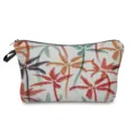Tropischer Palmenprint Kosmetiktasche, süße Reise Make-up Tasche mit sicherem Reißverschluss. - All-over Tropischer Kokos Stil (hz1127)