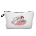 Bolso cosmetico bailarina niña estuche maquillaje cremallera neceser viaje detalle - Chica de Ballet Cisne Cuento de Hadas (hz5250)