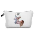 Tragbare Kosmetiktasche mit niedlichem Motiv, strapazierfähigem Reißverschluss für Reisen. - Gesegnete Mama (hz3027)