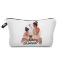 Mutter Tochter Kosmetiktasche tragbare Reise Kulturbeutel süße Cartoon Make-up Tasche - Königinnen-Stil (hz3037)