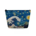 Bolsa de cosméticos de viaje con impresión de pintura al óleo famosa, neceser de maquillaje. - Estilo Fusión de Pinturas Clásicas (sn3000)