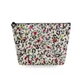 Bolsa de maquillaje de viaje portátil con estampado abstracto colorido y cierre de cremallera. - Manchas Abstractas Coloridas (sn2717)