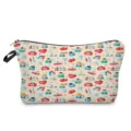 Cute cartoon medical pattern cosmetic bag, portable zipper makeup pouch, durable toiletry organizer - White All-over First Aid Print (hz1518)
