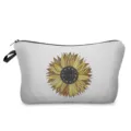 Kosmetiktasche mit Sonnenblumen-Mandala-Druck, multifunktionales Etui mit Reißverschluss. - Sonnenblume Mandala Stil (hz3951)