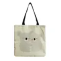 Τσάντα tote από καμβά με χαριτωμένο koala, casual τσάντα ώμου για καθημερινή χρήση. - Γλυκά κοάλα που αγκαλιάζονται (hm6782)