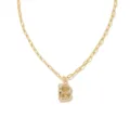 Collana con Pendente Lettera B Oro Moda Minimalista Gioiello con Cristalli Donna - Lettera B / Oro