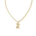Collier pendentif lettre Z en or pour femme, bijoux minimaliste élégant et cadeau. - Lettre Z / Or