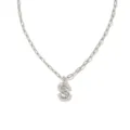 Collier avec pendentif lettre S argenté pour femme bijoux de mode minimaliste cadeau - S / Acier