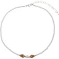 Collana Girocollo con Conchiglie Boho Perline Bianche Gioiello Estate Regalo Top - Stile 7