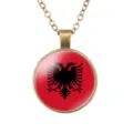 Vintage dubbelkoppige adelaar hanger ketting retro legering sieraden voor heren dagelijkse mode - Dubbelkoppige Adelaar Patroon Stijl (样式2)