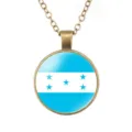 Honduras Vlag Hanger Ketting Vintage Brons Legering Mode Sieraden Cadeau Voor Jou - Honduras Vlag Stijl (样式66)