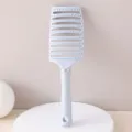 Cepillo de pelo desenredante ventilado azul claro para masaje del cuero cabelludo y peinado - Peine Esqueleto / Azul