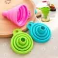Collapsible silicone funnel variant set in multi-colors for filling popsicle ice bags - Popsicle Bag Funnel (1 Piece)