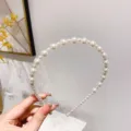 Serre-tête en perles élégant pour femmes, accessoire de cheveux doux pour le quotidien. - 3# Serre-tête en perles