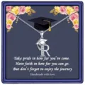 Collier de remise de diplome lettre R pendentif en acier inoxydable avec coffret cadeau - Style Lettre R (Avec Carte) / Acier
