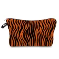 Borsa cosmetica con stampa tigre, grande capacità organizer da viaggio portatile per uso quotidiano. - Stile Tigre Arancione e Nero (hz2695)