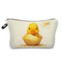 Bolsa de cosméticos con estampado de patito amarillo, estuche de maquillaje con cremallera. - Estilo hzk0354 (Estilo 4)