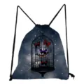 Birdcage & Starry Butterfly Print (sk4818)