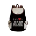 Freizeit Damen Rucksack mit Krankenschwester Druck, große Kapazität modische Schultasche. - sj4556