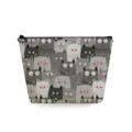 Carina borsa cosmetica con stampa gatto astuccio da toeletta portatile per trucco - Stile Gatto Fresco e Carino (sn3583)