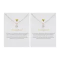 Gold tone bridesmaid rhinestone pendant necklace set, elegant gift for women and friends. - Gold Single Rhinestone Style (7)