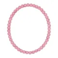 Pink pavé crystal beaded necklace sparkling rhinestone choker jewelry for women girls fashion gift - All Pink Style